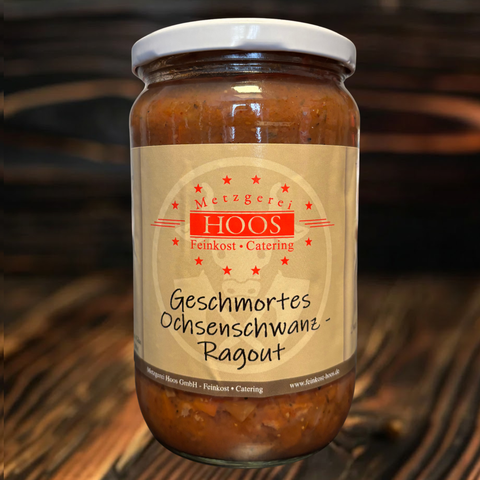 Geschmortes Ochsenschwanz-Ragout