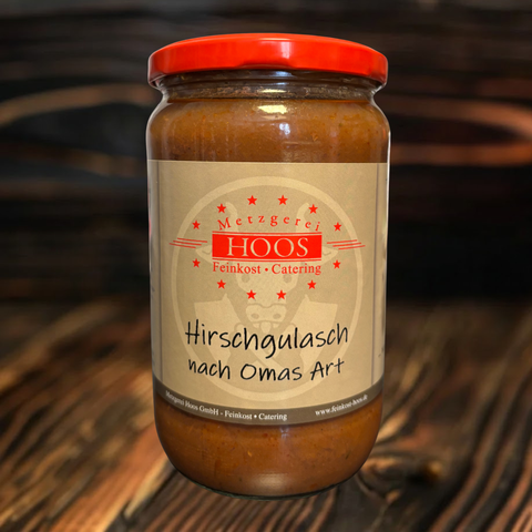 Hirschgulasch nach Omas Art